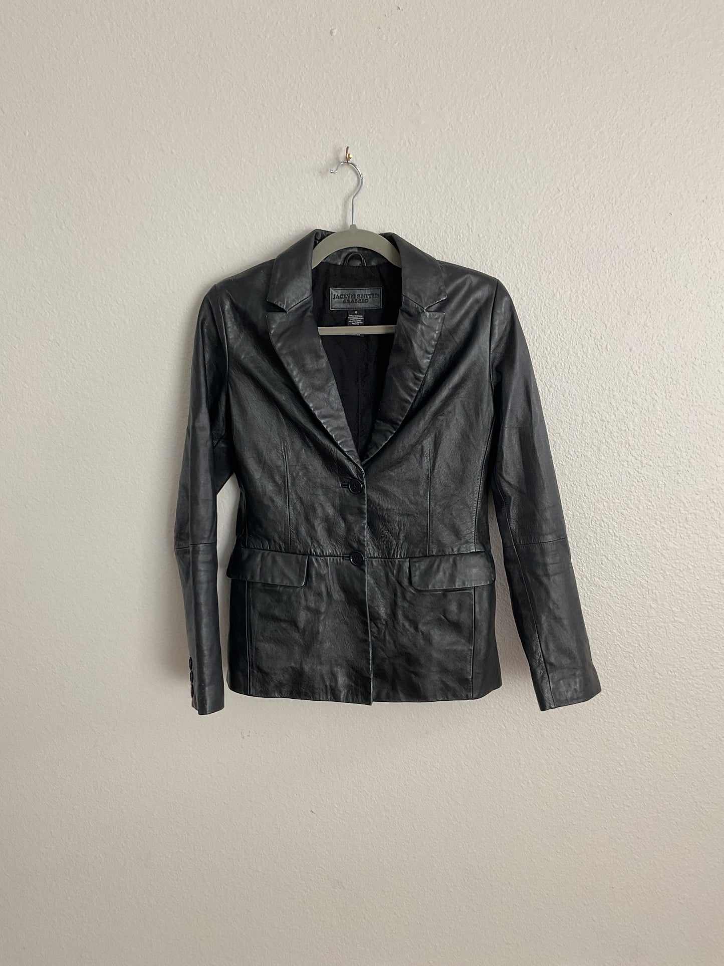 Vintage Black Leather Jacket