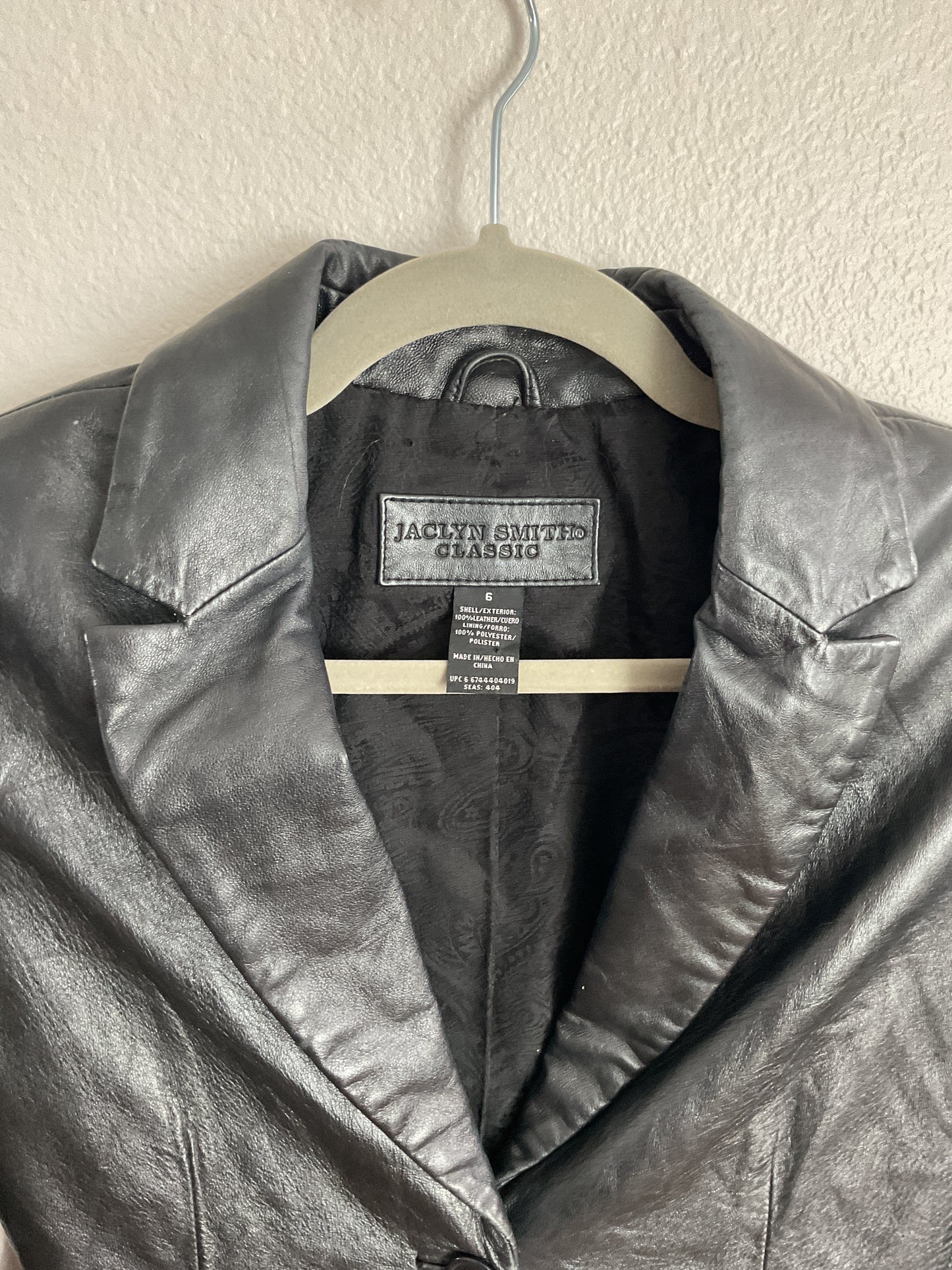 Vintage Black Leather Jacket