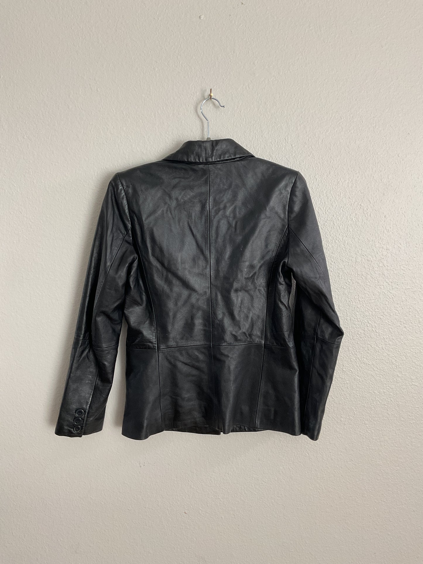 Vintage Black Leather Jacket