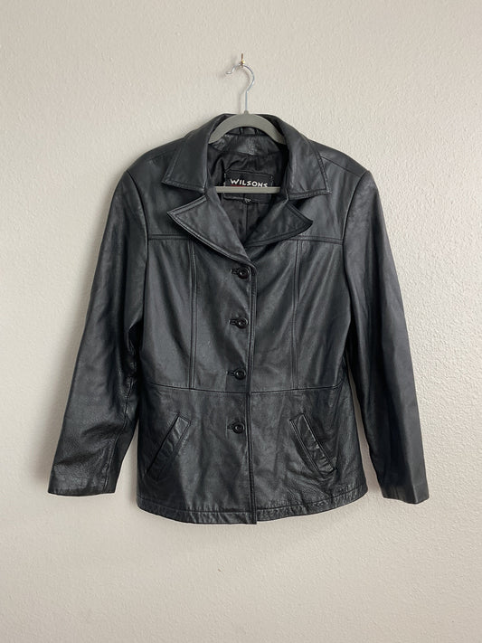 Vintage Black Leather Jacket