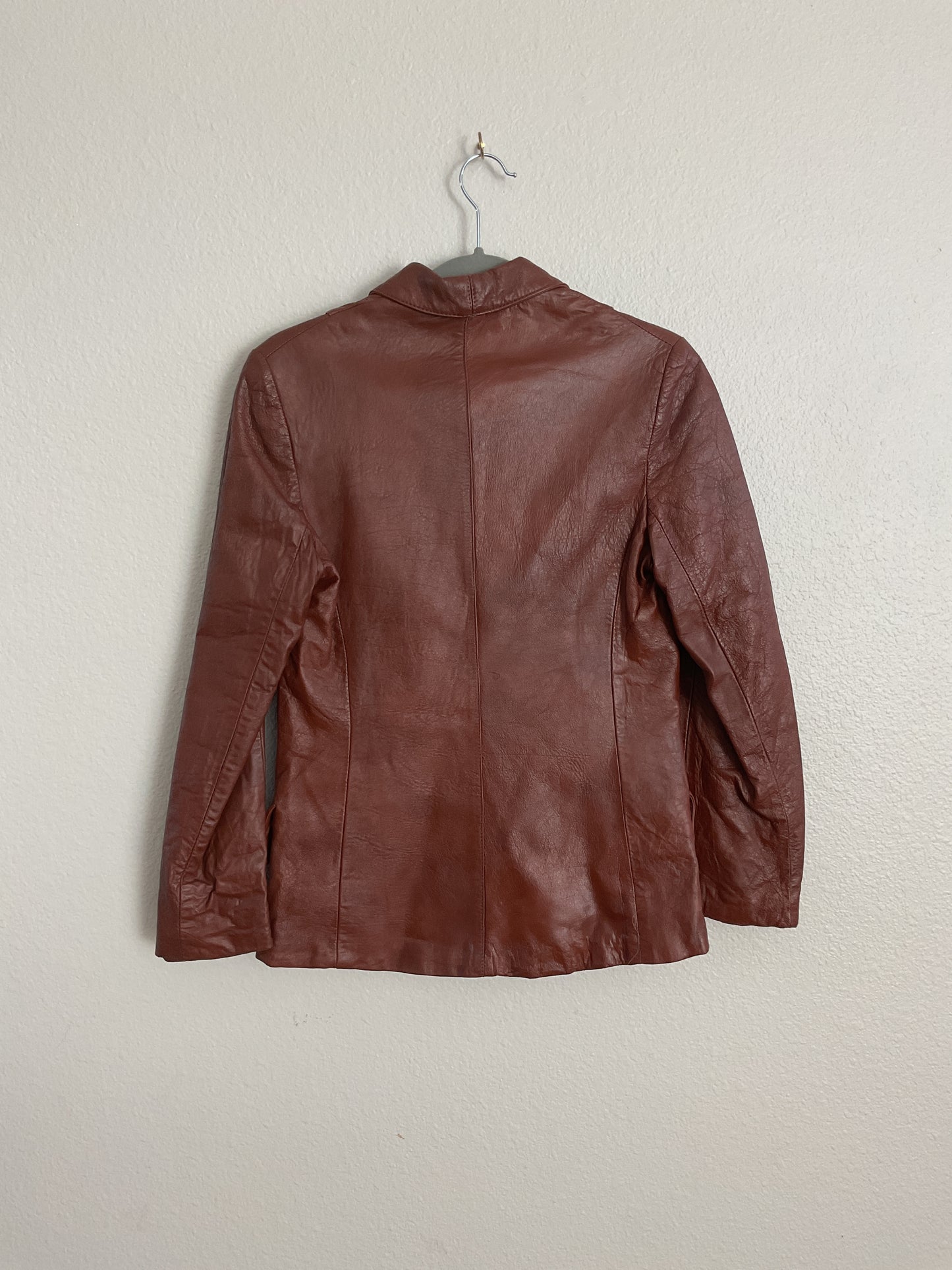 Vintage Tan Leather Jacket